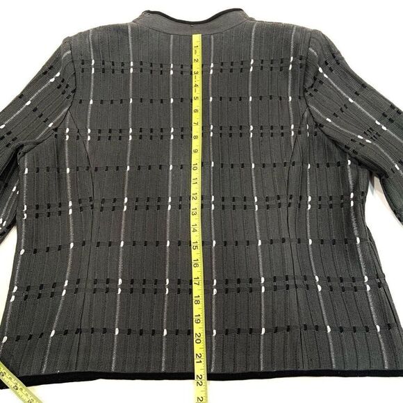 MING WANG Sweater Blazer (Sz Petite Large) - Picture 9 of 10